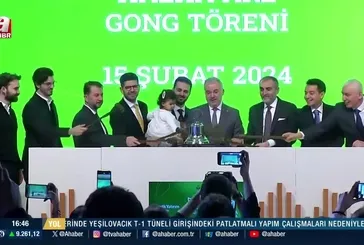 Borsada gong BOR ŞEKER (BORSK) için çaldı!