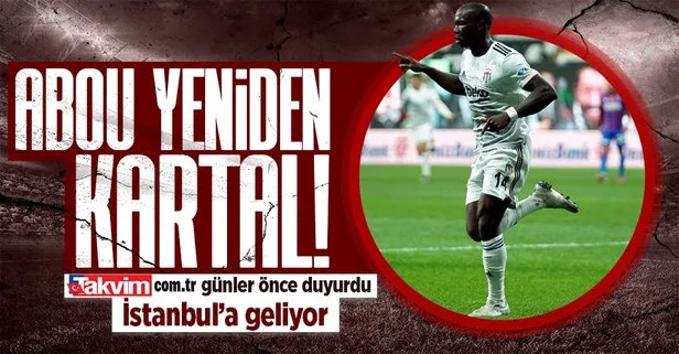 Beşiktaş Aboubakar transferini bitirdi! Takvim.com.tr duyurmuştu... Türkiye’ye geliş tarihi belli oldu