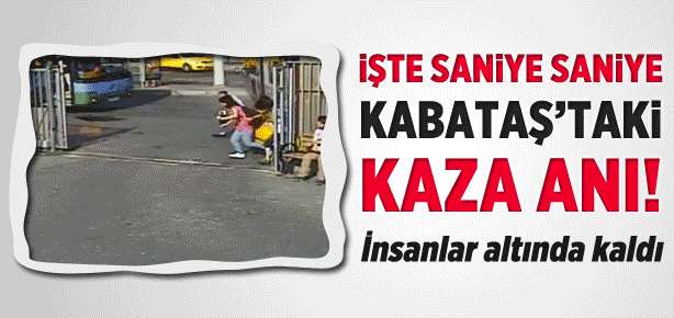 Saniye saniye kaza anı