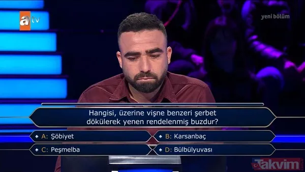 Kenan İmirzalıoğlu'nun sunduğu Kim Milyoner Olmak İster'de geceye damga vuran yarışmacı! Soruyu bilemeyince çekip gitti - 41