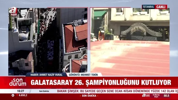 Galatasaray 26. şampiyonluğunu kutluyor!