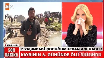 Müge Anlı gözyaşları içinde duyurdu: 7 yaşındaki Cumali Timi’den acı haber