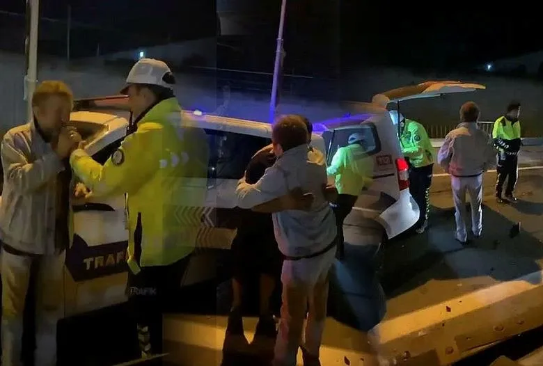 Ünlü oyuncu kaza yaptı!