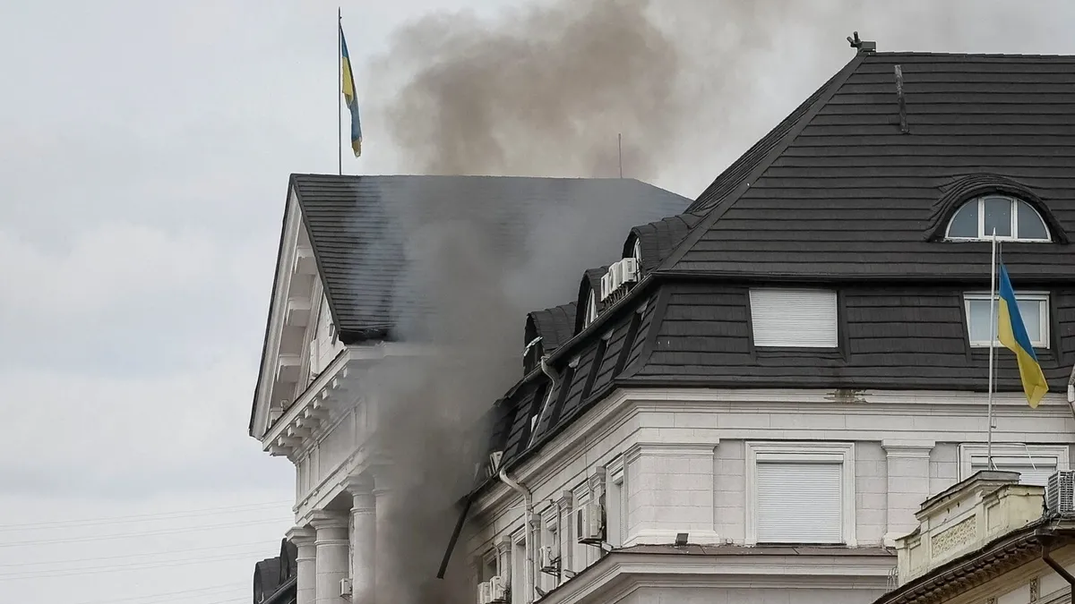Rusya’dan Kiev’deki SBU karargahına İHA saldırısı