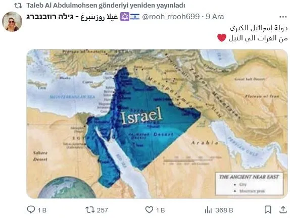 Tâlip el-Abdulmuhsin'in X hesabından yaptığı paylaşımlar, Takvim.com.tr Ekran Görüntüsü