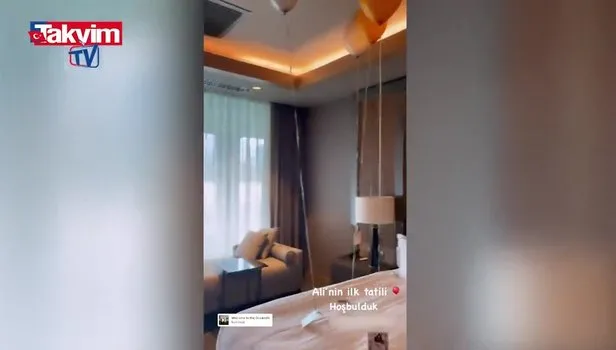 Hande Soral 'Ali'nin ilk tatili' deyip paylaştı! İsmail Demirci’nin minik oğlu ilgi odağı oldu!