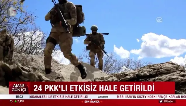 Şehidimizin kanı yerde kalmadı! 24 terörist öldürüldü