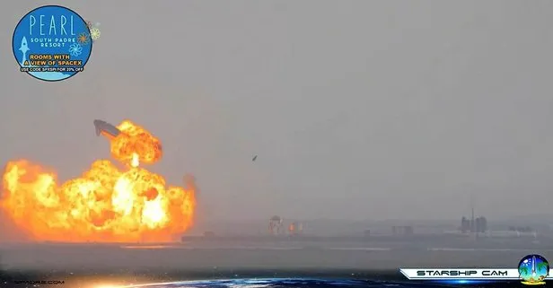 SON DAKİKA: SpaceX’in Starship aracı deneme uçuşu sonrası yerde infilak etti