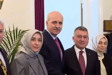 TBMM Başkanı Numan Kurtulmuş'tan AK Parti'ye anayasa ziyareti