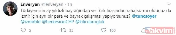 Tunç Soyer'in 'İzmir bayrağı ayrı olsun' şeklindeki "elayet" çıkışına tepkiler çığ gibi: "Bölücülerle aynı muameleyi hak edersin" - 18
