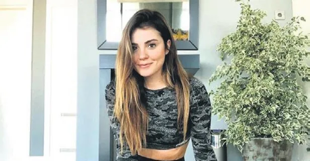 Oğulcan Engin'le karantinada olan Ezgi Eyüboğlu'ndan spor pozu