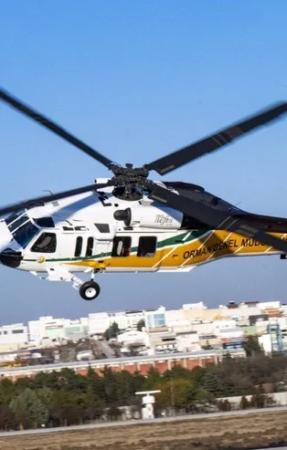 OGM'nin ilk T70 yangın söndürme helikopteri teslim edildi: "Ülkemize hayırlı uğurlu olsun"