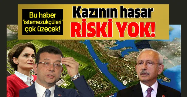 "Kanal İstanbul'da patlatmalı kazının hasar riski yok"