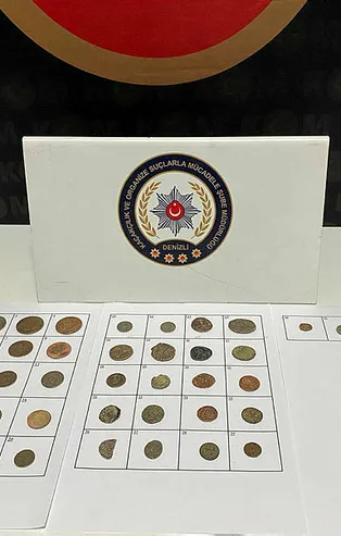 Denizli'de tarihi eser operasyonu! Hepsi ele geçirildi