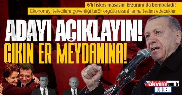 Başkan Erdoğan’dan aday çıkaramayan 6’lı masaya hodri meydan: Siyaset meydanı er meydanıdır! Karşımıza çıkın kapışalım