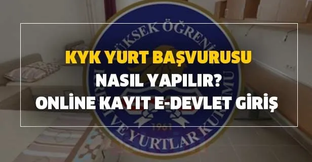Kyk Yurtkur Basvurusu Online Kayit E Devlet Giris 2020 2021 Kyk Yurt Basvuru Kayit Kygm Gsb Gov Tr De Takvim