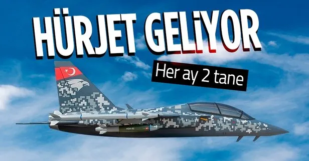 2025’ten sonra hangardan her ay 2 Hürjet çıkacak