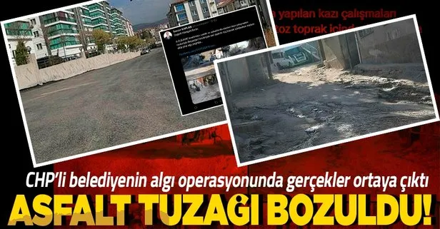 CHP’li Ankara Büyükşehir Belediyesi’nden ‘yok artık’ dedirten ’asfalt’ oyunu