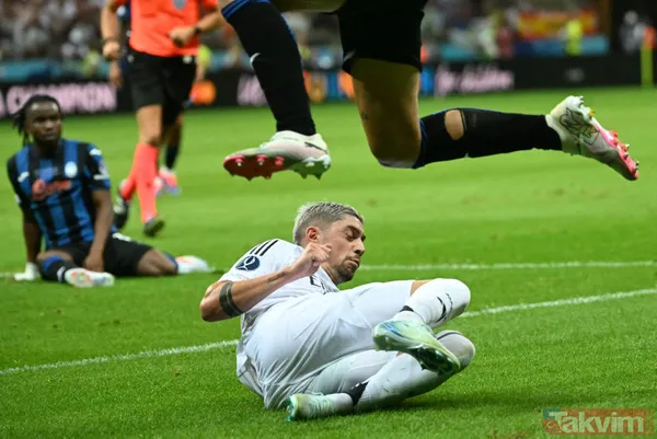 UEFA Süper Kupa'da şampiyon Real Madrid! Mbappe siftah yaptı... Arda Güler 4. kupasını kaldırdı - 22