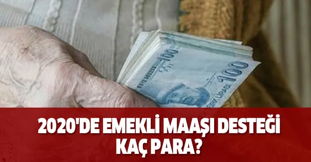 2020'de emekli maaşı desteği kaç para? Emekliye intibak zammı ve 3600 ek gösterge son dakika...