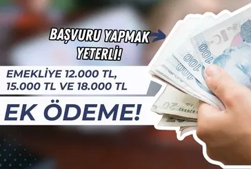 SSK Bağkur ve Memur Emeklileri 12.000 TL ve 18000 TL Ek Ödeme Alabilecek!