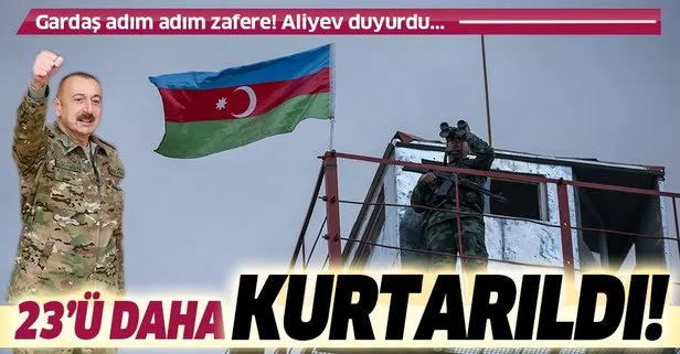 SON DAKİKA: Aliyev duyurdu: Azerbaycan’da 23 köy daha işgalden kurtarıldı