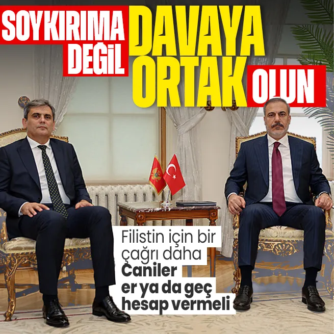 Dışişleri Bakanı Hakan Fidandan Filistin çağrısı: Tüm dünya soykırım davasına katılmalı