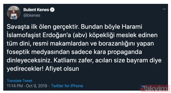 Türk askeri YPG'yi vurdukça FETÖ'cü hainler rahatsız oldu!
