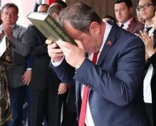 Ömer Çelikten CHPli Tanju Özcana tepki: Kendisine öptüğü Kuranı okumasını tavsiye ediyoruz