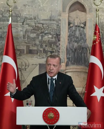 Cumhurbaşkanı Recep Tayyip Erdoğan yabancı basın mensuplarıyla buluştu