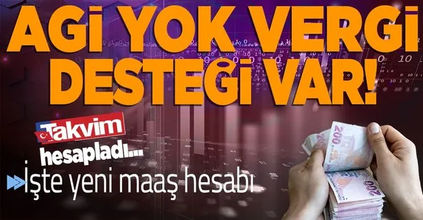 Vergisiz asgari ücret, AGİ’yi de kaldırdı! 676 TL bulan vergi desteği geldi: AGİ yok, vergi desteği var