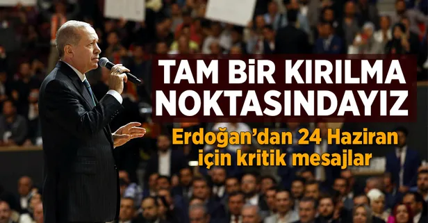 Kırılma noktasındayız