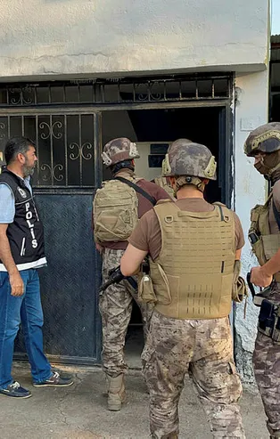 Osmaniye'de torbacı operasyonu: 7 gözaltı