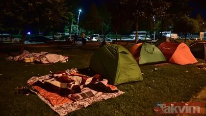 Deprem sonrası İstanbul’un en zor gecesi! Parklarda sabahladılar