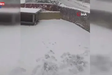 İstanbul'da beklenen kar yağışı başladı