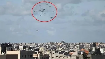 Gazze’ye havadan bırakılan yardımın paraşütleri açılmadı! Çok sayıda ölü ve yaralı var