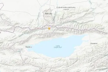 Kazakistan’da korkutan deprem