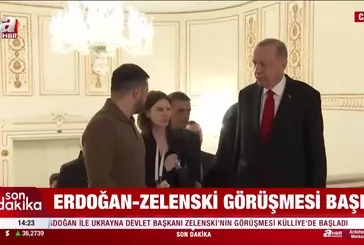 Başkan Erdoğan – Zelenski görüşmesi başladı