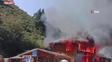 Giresun’da tabiat parkında yangın felaketi