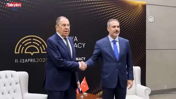 Dışişleri Bakanı Hakan Fidan Antalya'da Rus mevkidaşı Lavrov ile görüştü