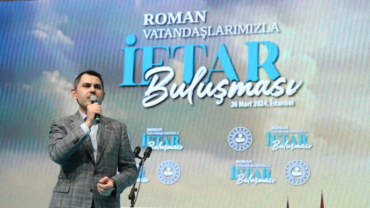 Kutlu güne sayılı gün! Cumhur İttifakı'nın İBB adayı Murat Kurum, Roman Vatandaşlarımızla İftar Buluşması Programı’na katıldı