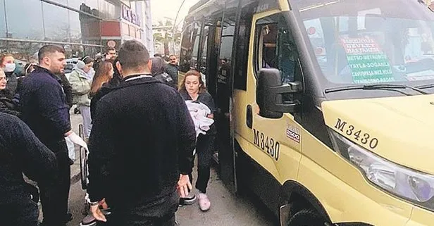 İstanbul’da hamile kadın, minibüste doğum yaptı!