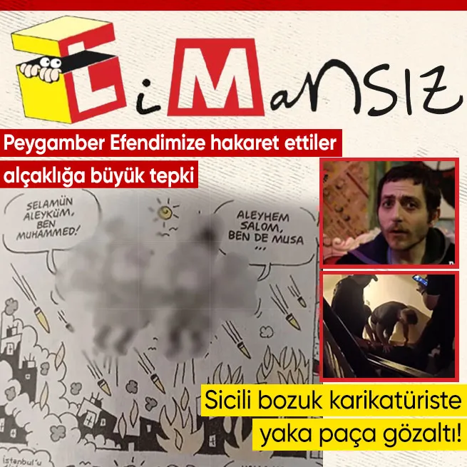 Leman Dergisi’nden kutsala büyük provokasyon! Peygamber Efendimize hakaret ettiler alçaklığa büyük tepki: Saygısızlığı lanetliyoruz | Soruşturma başlatıldı