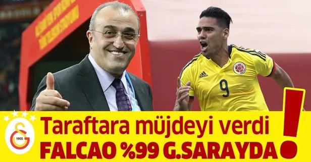 Abdurrahim Albayrak müjdeyi verdi! Falcao yüzde 99 Galatasaray’da...