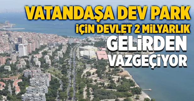 2 milyarlık araziye park yapılıyor