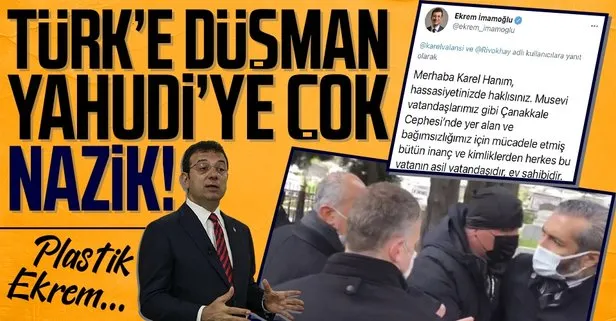 Gazi yakınını tehdit eden Ekrem İmamoğlu’nun, Türkiye’de çalışan Yahudi gazeteci Karel Valansi’ye aşırı saygı duyması dikkat çekti