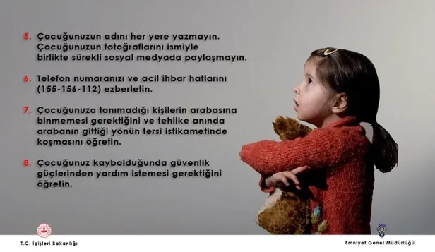 Emniyetten ailelere çocuklar için 'güvenlik' uyarısı-2