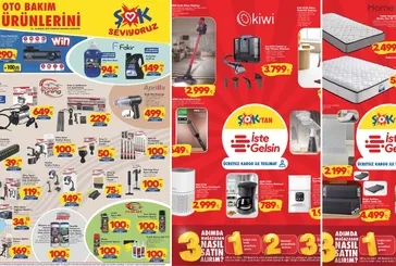 13 Aralık ŞOK aktüel kataloğu: Oto bakım ürünleri dip fiyata