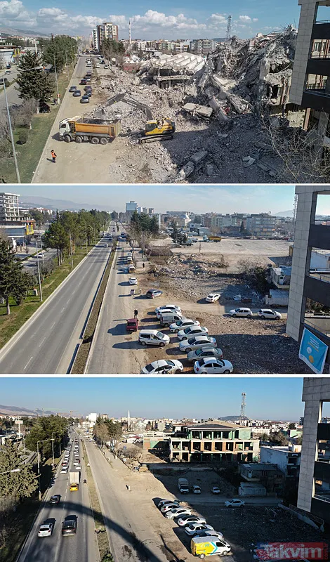 Deprem bölgesinin iki yıllık değişimi böyle görüntülendi! Hatay, Adıyaman, Malatya... - 10