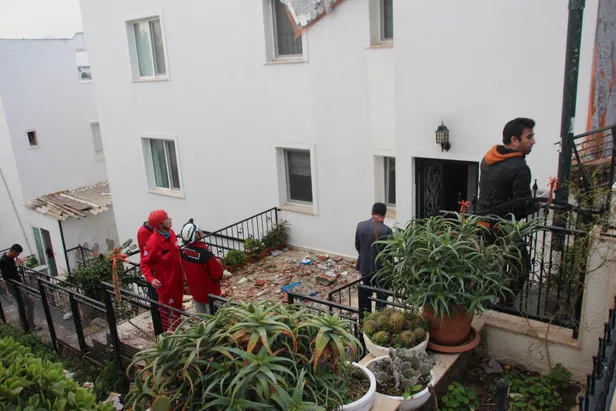 Bodrum'da sitede korkutan patlama! Herkes sokağa kaçtı-9